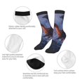thumbnail image 3 of Naloa Winter Fire Dragon Kids Socks Unisex Kids and Toddlers' Crew Socks, ,1 Pairs, 3 of 5