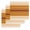Burnt orange, variant on Purple Ombre Stripe Kitchen Dish Towels for Drying Dishes Set of 4, Farmhouse Striped Gradient Waffle Weave Microfiber Hand Tea Bathroom Towels Quick Dry & Absorbent Towel 15.7x23.6