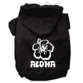 thumbnail image 3 of Pet, Dog  Cat Hoodie Screen Printed, "Aloha Flower", 3 of 10