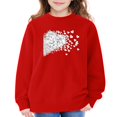 thumbnail image 4 of LIJCC Girls and Boys Funny Love Heart Print Long Sleeve Pullover Round Neck Sweatshirt Soft Casual Loose Outwear Tops(Red,11-12 Years), 4 of 4
