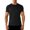 Black, variant on Men's Workout Tops Brearthable Mesh Pullover T-Shirts Summer Shorts Sleeve Tees Crewneck Tops for Trainninng Running Black M