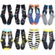 thumbnail image 3 of Calcetines novedosos para hombre, sistema solar, cohete, astronauta, planeta, medias Harajuku, 3 of 5