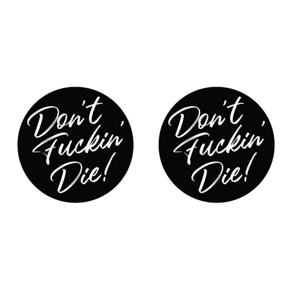 Don't F*ckin' Die Front Brake Caliper Inserts, Compatible with Harley Davidson Brembo Brakes. Sold In Pairs. MADE IN THE USA