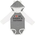 thumbnail image 3 of Inktastic I Love My Daddy's Tattoos Boys or Girls Long Sleeve Baby Bodysuit, 3 of 5