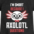 thumbnail image 3 of Instant Message - Smart Axolotl Questions - Toddler And Youth Girls Short Sleeve Graphic T-Shirt, 3 of 6