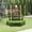 Green, variant on 5FT Trampoline with Enclosure Net, Bungee System, Safety Enclosure, for Ages 3-6, Blue