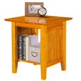 thumbnail image 3 of Atlantic Furniture Nantucket End Table, Caramel Latte (Set of 1), 3 of 4