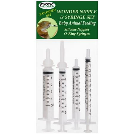 UPC: 0810012546164 | Exotic Nutrition Expanded Wonder Nipple & Syringe Set