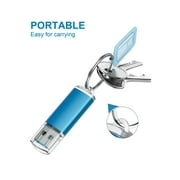 TOPESEL 10 Pack 8GB USB Flash Drive USB 2.0 Memory Stick Bulk Thumb Drive Pen Drive Blue