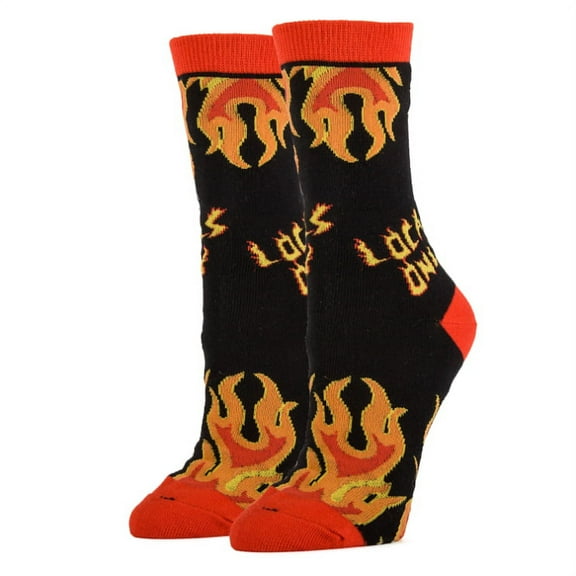 OoohYeah Womens Novelty Funny Crew Socks, Crazy Fashion Socks - Locals Only