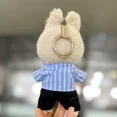thumbnail image 5 of Ropa de moda, camisa con pantalones negros, accesorios para muñecas, bonitos paños pequeños decorativos adecuados para ropa de muñeca Labubu de 17cm, 5 of 5
