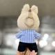 thumbnail image 5 of Ropa de moda, camisa con pantalones negros, accesorios para muñecas, bonitos paños pequeños decorativos adecuados para ropa de muñeca Labubu de 17cm, 5 of 5