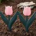 thumbnail image 5 of 6Pcs Plastic Garden Edging Fence Interlocking Flower Bed Border for Yard Walkways and Landscaping, 11.42 x 5.91 in Decorative Fencing Panels, 5 of 6