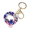 thumbnail image 1 of Up to 65% Off Mother's Day Custom Creative Keyring Clasp 26 English Letter Pendant Keyring Necklace Rings Earring Jewelry on Clearance, 1 of 8