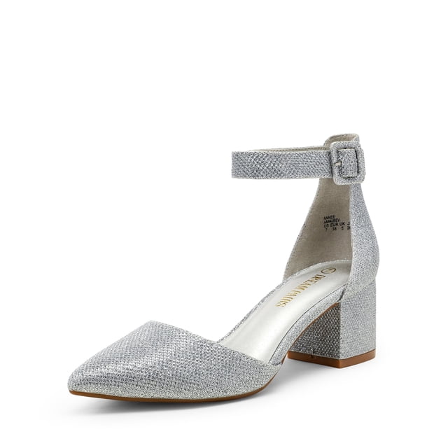 Zapatos DREAM PAIRS ANNEE Punta Fina Tacón Bajo Cuadrado