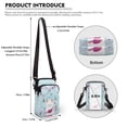 thumbnail image 6 of HELLHERO Alpaca Music Pattern Small Crossbody Purse Adjustable Strap Outdoor Travel Women Adjustable Shoulder Strap Crossbody Bag, 6 of 7