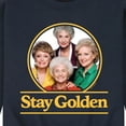 thumbnail image 3 of Golden Girls - Stay Golden Group - Men's Crew Neck Fleece Pullover, 3 of 5