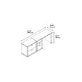 thumbnail image 5 of Bush Furniture Yorktown Home Office Desk and Lateral File Cabinet Antique Cherry YRK009ANC, 5 of 8