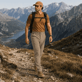 thumbnail image 6 of YAPPO Men’s Lightweight Hiking Cargo Pants, Quick Dry 4-Way Stretch Water Resistant Tactical Work Pants with Secure Zipper Pockets, 6 of 7