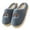 Navy, variant on Xfvqtps Mens and Womens Furry Slippers Fluffy Plush Cute Rainbow Memory Foam Thick Bottom Soft Sole Comfortable Non-Slip Warm Winter Home Slippers Navy