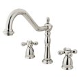 thumbnail image 1 of Kingston Brass KB1796AXLS Widespread Kitchen Faucet Polished Nickel, 1 of 2