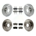 thumbnail image 1 of Transit Auto Front Rear Disc Brake Rotors and Semi-Metallic Pads Kit for Car 2014-2019 Ford Fiesta ST K8S-103872, 1 of 11