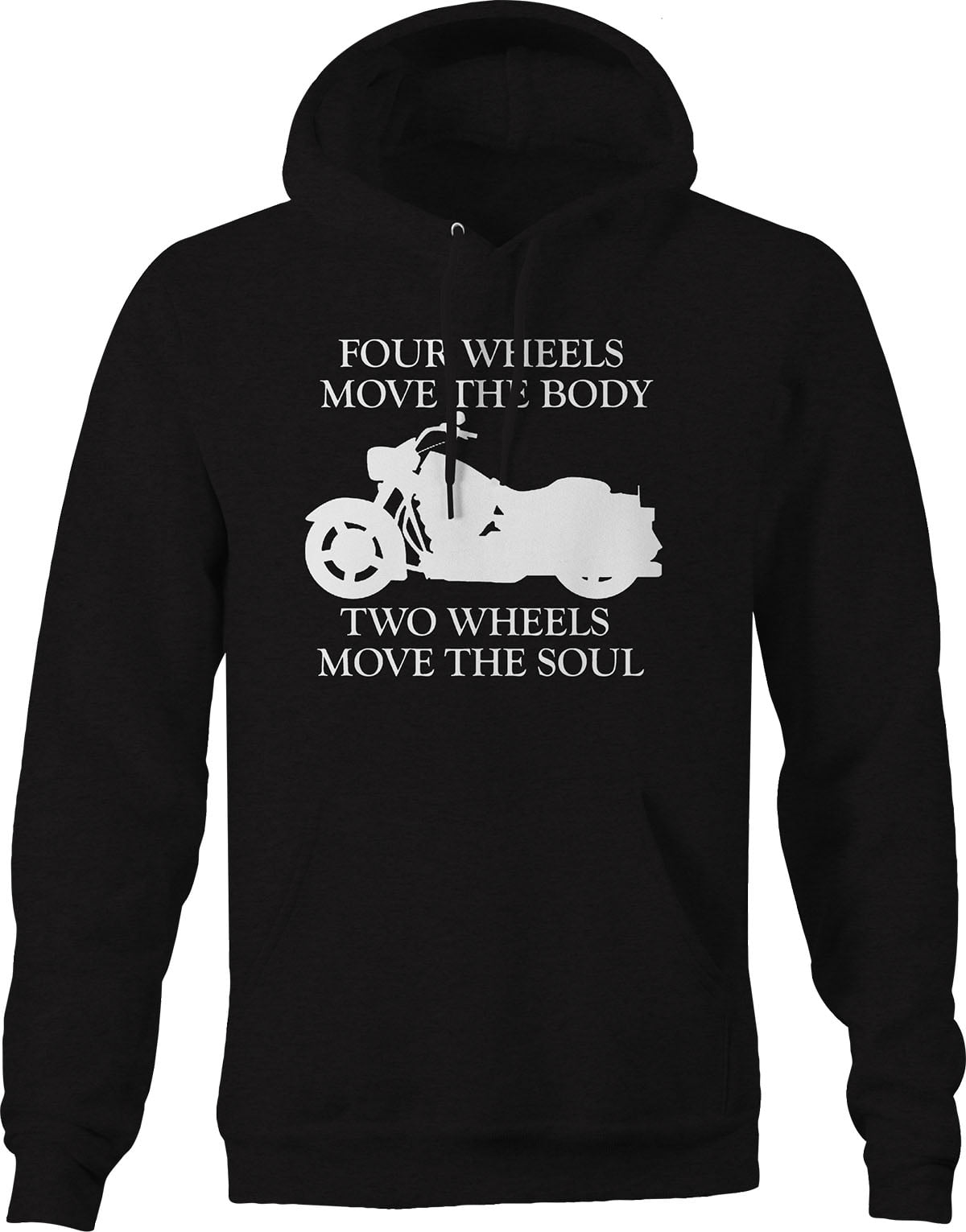 Motorcycle Everyday is a Good Day Custom Cruiser Hooded Graphic Hoodie for Men