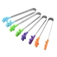 thumbnail image 2 of Tongs For Cooking With Silicone Tips Kitchen Utensil For Kitchen Use And Barbecue 13.5 X 2.5 X 0.2Cm 4Pcs, 2 of 4