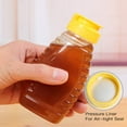 thumbnail image 4 of 6 Pcs 12 Oz Honey Jars, Plastic Honey Bottles Clear Empty Honey Containers Honey Dispenser Squeeze Honey Bottle  (12oz), 4 of 7