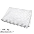 thumbnail image 5 of Vintage Floor Pillow Lounger Cover, Classical Simplistic Modern Pattern with Squares Dotted Lines Geometrical Design, Nap Mat Printed Fabric Case for 5 Pillows, 88" x 36", Grey White, by Ambesonne, 5 of 5