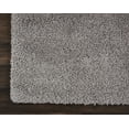 thumbnail image 5 of Nourison Malibu Shag Solid Shag Silver Grey 7'10" x 9'10" Area Rug, (8' x 10'), 5 of 9