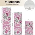 thumbnail image 4 of Pioneer Flower Floral Print Pattern Kitchen Rugs Sets Of 3,Kitchen Runner Rugs Non Skid Washable,Decorative Kitchen Floor Mats for Kitchen,Sink,Laundry,17"x30"+ 17"x47" + 17"x59", 4 of 6