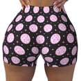 thumbnail image 2 of Fotbe Pink Groovy Disco Ball Shorts Sin Costuras – Shorts Deportivos de Cintura Alta para Mujer, Elásticos para Gimnasio, Yoga, Running o Ciclismo-Small, 2 of 8