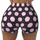 thumbnail image 2 of Fotbe Pink Groovy Disco Ball Shorts Sin Costuras – Shorts Deportivos de Cintura Alta para Mujer, Elásticos para Gimnasio, Yoga, Running o Ciclismo-Small, 2 of 8