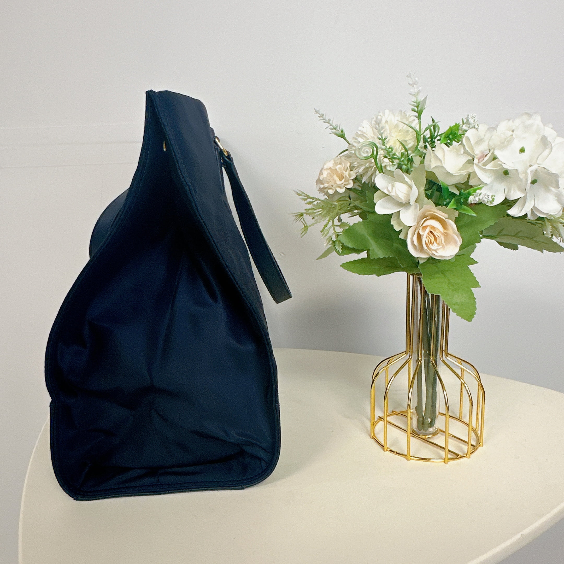 バッグ everyone nylon tote bag navy everyone nylon logo tote bag