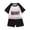 Black, variant on Leey-World Boys Outfit Sets 6-7 Years Summer Boys 2 Piece Athletic Outfits Short Sleeve Sport T-shirt and Shorts Summer Casual Clothes for 6-12 Years Boys Summer Outfits(Green,2-3 Years)
