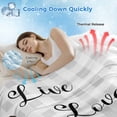 thumbnail image 3 of Sunflower Gray Check Cooling Blanket, Lightweight Breathable Summer Throw Blanket with Double Sided Cold Effect, Farmhouse Flowers Butterfly Picnic Beach Blankets Bed Sheet for Hot Sleepers 30"x40", 3 of 8