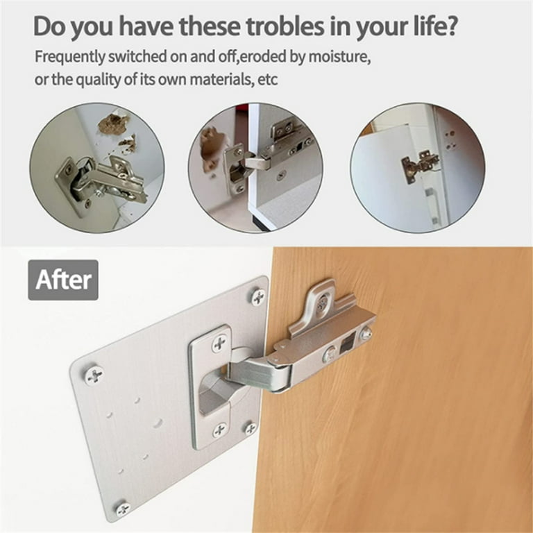 Kitchen Cabinet Door Hinge Repair Plate