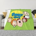 thumbnail image 2 of Family Guy Flannel Blanket Ultra-Soft Micro Fleece Throw Blanket For Bed Sofa Couch Car Office Unisex Adult Fuzzy Bed Blanket Cozy Kids Throw Blanket 80"x60", 2 of 7