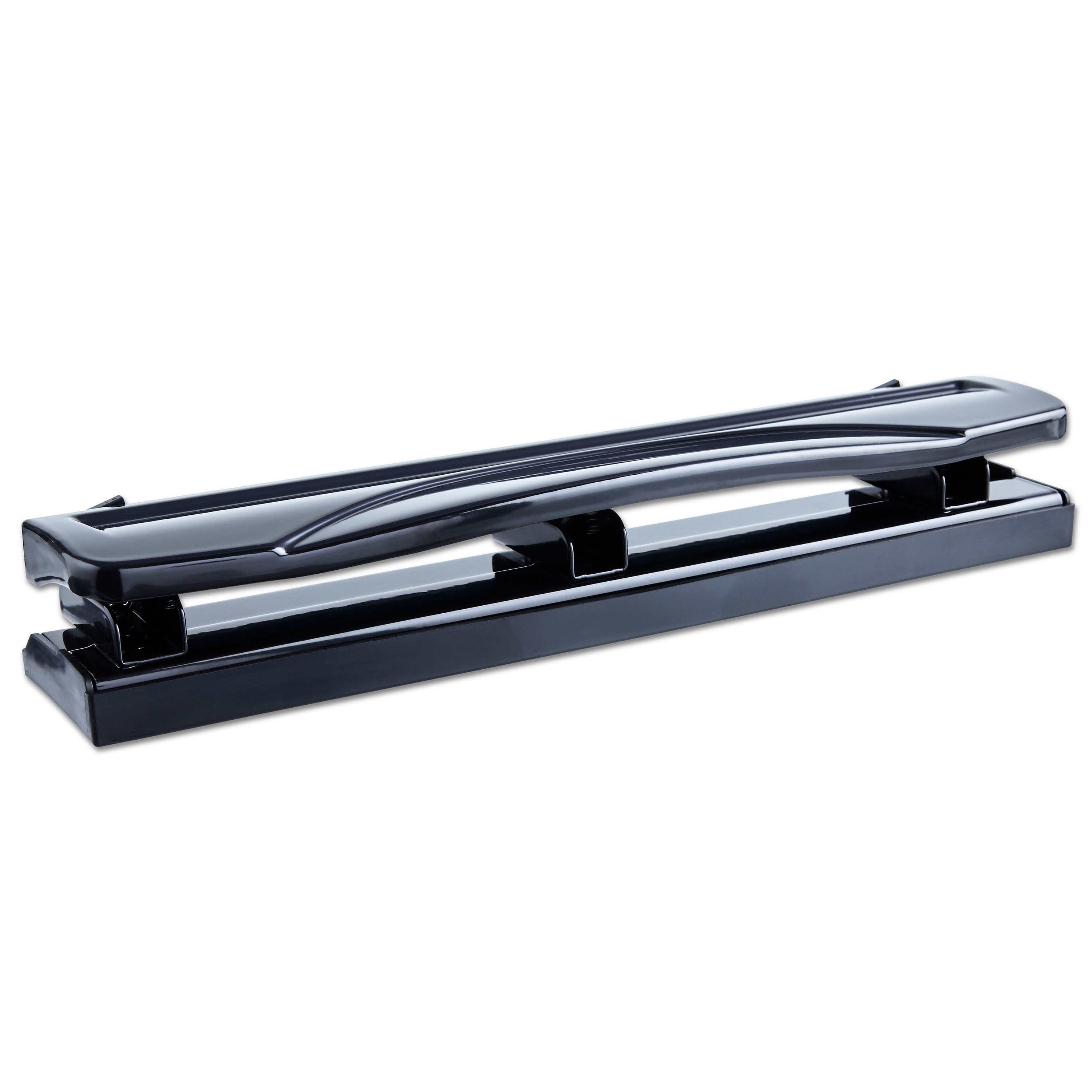 Pen+Gear Multi-Function 3 Hole Paper Punch, Black