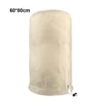 thumbnail image 4 of Toystoory Protección contra heladas con bolsa de yute estilo para plantas de invierno Polar de invierno para plantas Protección contra heladas Jardín y Patio de color crema 60*80cm, 4 of 6