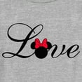 thumbnail image 2 of Toddler's Mickey & Friends Love Minnie Silhouette Graphic Tee Athletic Heather 4T, 2 of 3
