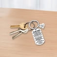 thumbnail image 3 of Yinanstore Encourage Inspiration Keychain Key Chain Charm Simple Gift from Parents Cool Mini Engraved Keyring for Men Teens Anniversary, 3 of 8