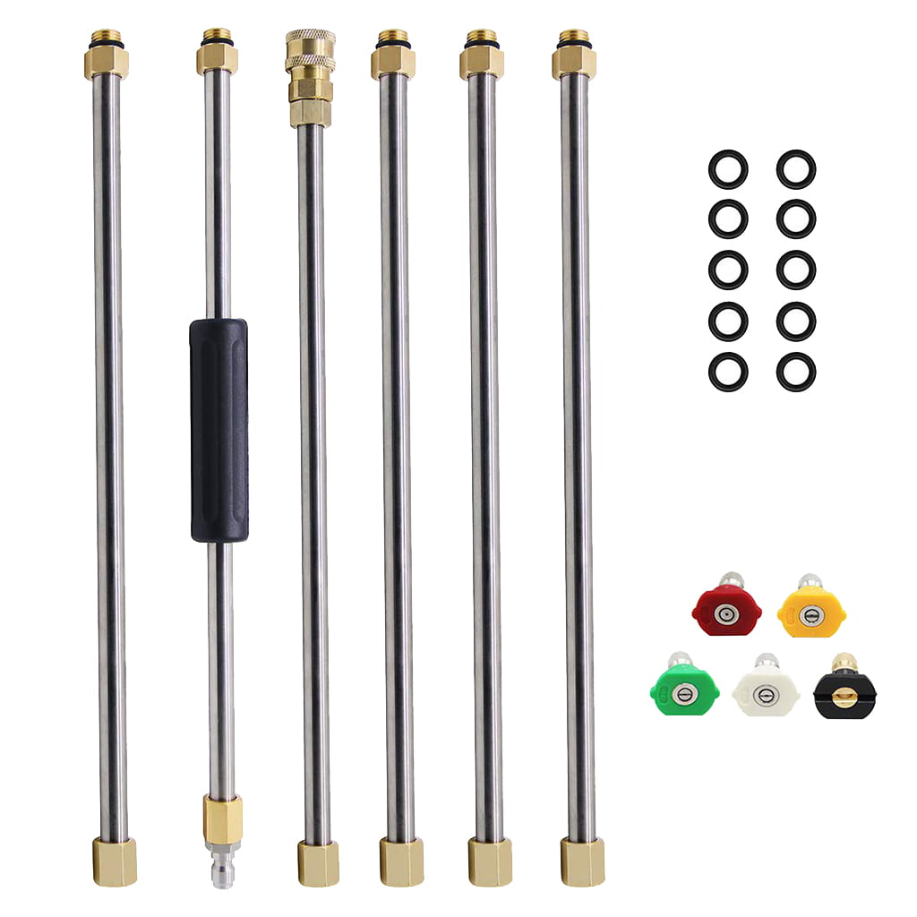 6pc/set 1/4 Quick Connect Bar Wand Jet Lance for Pressure Washer Accessories 