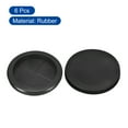 thumbnail image 3 of Uxcell 6Pack Rubber Grommets 3-1/8" (80mm) Drill Hole, 2-3/4" (70mm) ID Single Sided Hole Plugs Ring Gasket, Black, 3 of 7