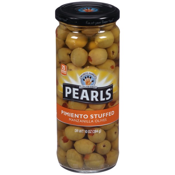 PearlsÂ® Pimiento Stuffed Manzanilla Olives, 10 oz. Jar