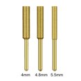 thumbnail image 1 of Pnellth 3Pcs 4/4.8/5.5mm Chain Saw Grinding Stones Round Shank Wear-Resisting Emery Abrasive Heavy Duty Burr Grinding Stone Files for Chain Saw Golden, 1 of 8