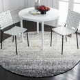 thumbnail image 2 of SAFAVIEH Berber Harlow Abstract Shag Area Rug, Grey/Charcoal, 6'7" x 6'7" Round, 2 of 8