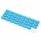 thumbnail image 4 of Organizador dispensador de pastillas medicinales Brillar estuche de almacenamiento semanal extra grande Electrónica, 4 of 5