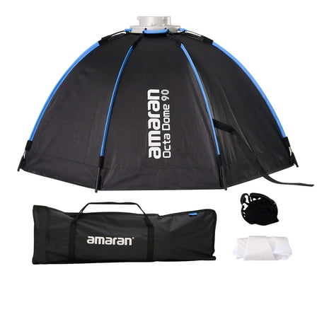 Amaran Octa Dome 35"/90cm Octagonal Softbox with Honeycomb Carrying Bag Folding/Quick Installation Compatible with Amaran 300C/150C/200X/200D/100X/100D,by Aputure